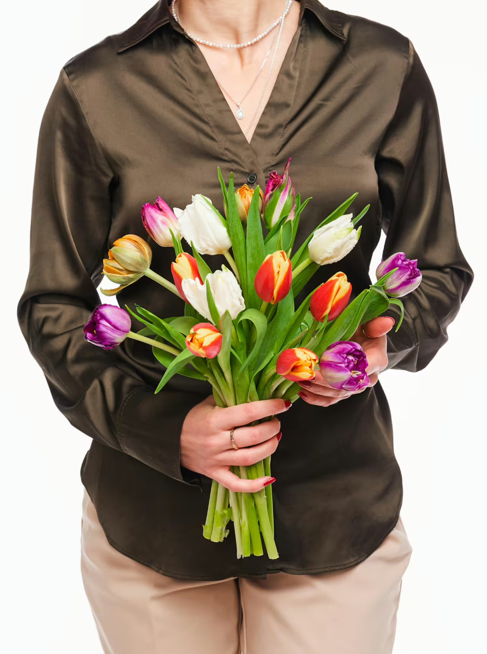 Colourful Tulpen